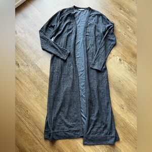 Heathered Gray Talulah duster cardigan size medium